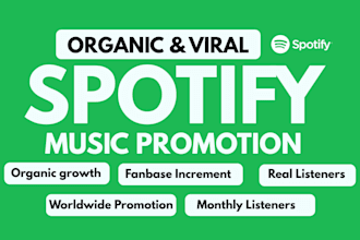 do organic spotify music promotion, spotify monthly listeners, spotify paid ads