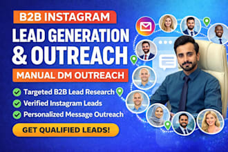 do targeted b2b lead generation and outreach on instagram
