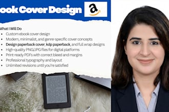 design any book cover, ebook cover, and cookbook cover