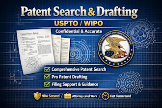 do patent search, patent drafting, and uspto provisional patent application