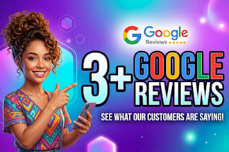three permanent 5 star google reviews lifetime guaranteed