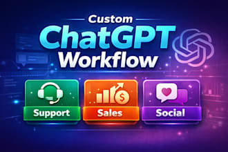 create a custom chatgpt workflow for your business