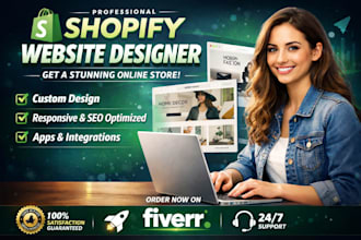 design a professional shopify website