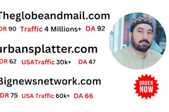 do guest post on theglobeandmail, bignewsnetwork and  urbansplatter