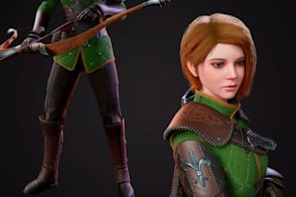 3dnsfw,realistic fantasy avatar,model from photo,vrchat,vrm model,2d to 3dmodel