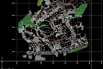 convert land survey data into professional autocad drawings