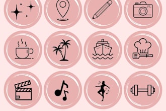 do icons for instagram highlights