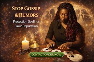 cast protection spells to stop gossip, rumors and protect your reputation