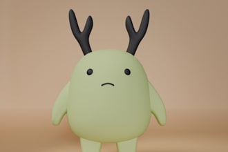 make cute characters not human