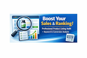 professional amazon listing audit to boost SEO, sales and conversions