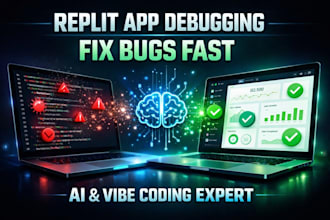 replit web app debugging vibe coding replit app website replit ai