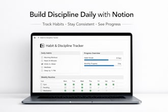 help you build daily discipline with a notion tracker