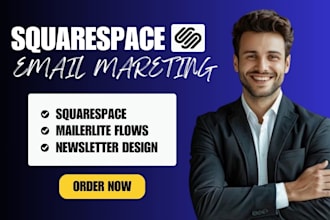 setup squarespace mailerlite email automation email campaign sms ai automation