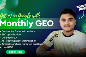 do monthly generative engine optimization for your website