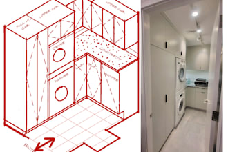create home renovation design ideas, sketches, and layouts