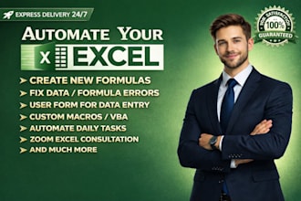 do excel formulas, vba, macros, google sheet and custom spreadsheet template