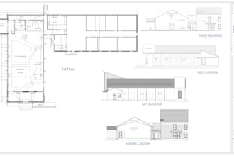 do professional floor plan for permit