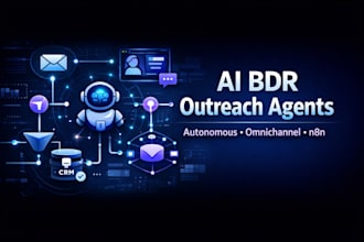 develop ai bdr outreach agentic webapp ai smes autonomous omnichannel n8n agents
