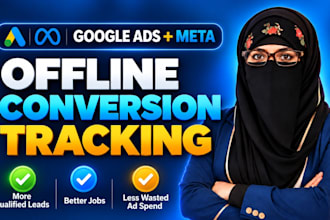 setup full offline conversion tracking for google ads and meta pixel