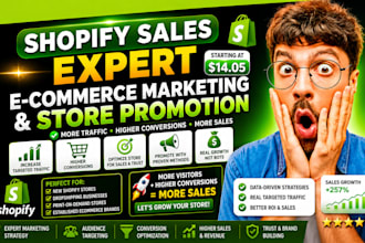boost shopify sales with ecommerce marketing and store promotion