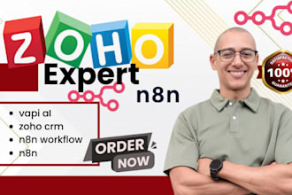 build custom zoho creator apps workflows n8n zoho crm automation
