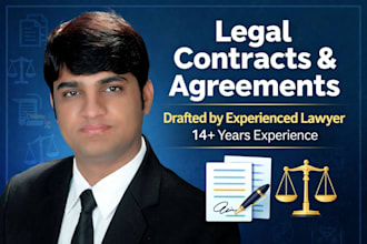 draft legal contracts, agreements, nda, mous and policies as a lawyer