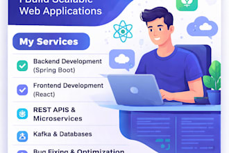 create scalable fullstack apps with spring boot, kafka, db
