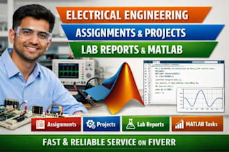 do electrical engineering assignments projects lab reports matlab