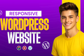 design and redesign responsive wordpress website, website development