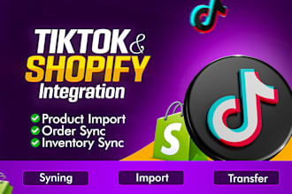integrate tiktok shop with shopify and sync products, orders