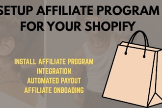 easy integrate affiliate program with shopify store