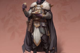 fantasy dnd character illustration