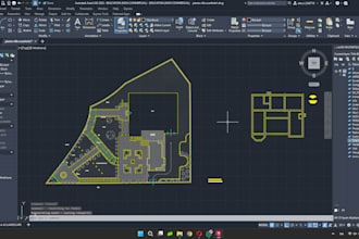 draw apartment plan on autocad for you