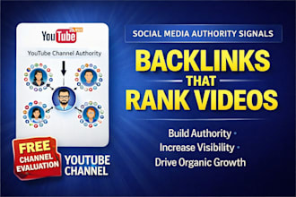 build a powerful youtube SEO backlink network for ranking and traffic