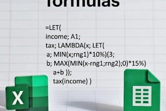 develop advanced excel and google sheets formulas