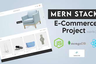 build modern mern stack website, ecommerce, portfolio or web