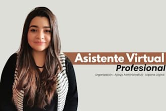 como asistente virtual en tareas administrativas y digitales