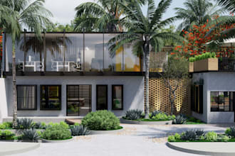3d modeling and rendering exterior