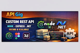 develop or fix rest API using node js, express or dot net core