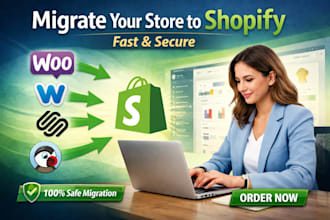 migrate woocommerce weebly squarespace prestashop website to shopify migration