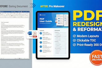 redesign or recreate your instruction manual, user guide, and ebook PDF