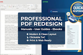 redesign your instruction manual, user guide, or ebook PDF