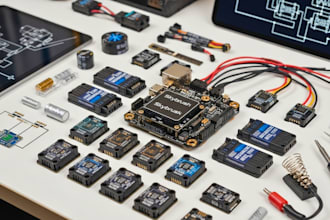design custom esc and flight controller for drones based on pixhwak or skybrush