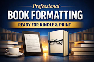 professionally format your book or ebook for amazon KDP