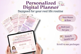 design a custom digital planner for mindful productivity