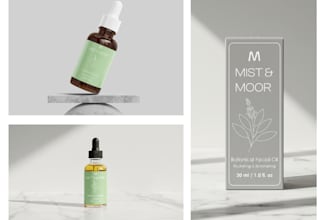 design premium minimalist cosmetic packaging