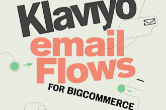 setup klaviyo email automation for bigcommerce woocommerce stores, templates