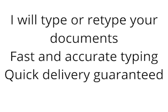 retype, edit and format your documents accurately