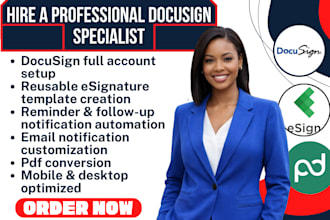 do docusign esign reusable template reminder notification ron automated routing