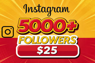 get you fast 5,000 real instagram followers guarantee